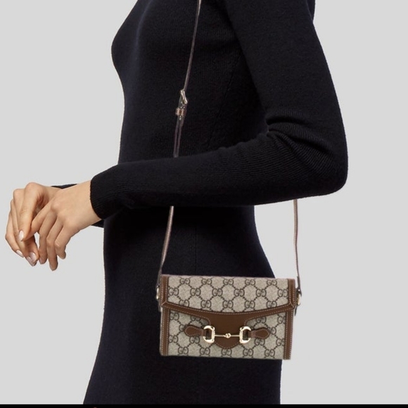 Authentic Gucci Supreme Horsebit Mini Bag - Picture 1 of 14